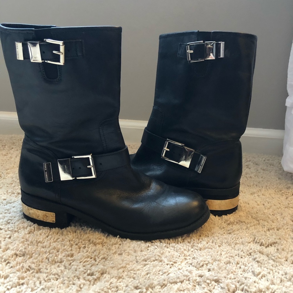 VINCE CAMUTO older version of windy Moto boot.